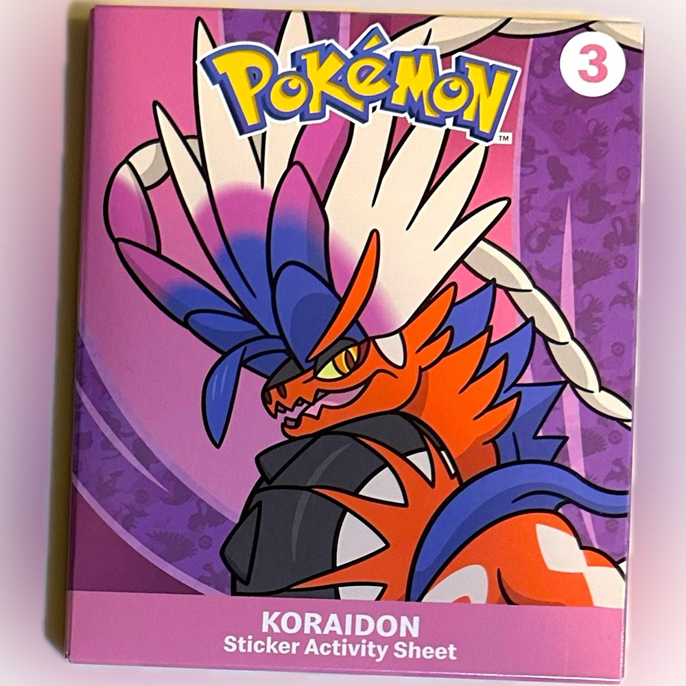 POKÉMON KORAIDON 2025 MCDONALDS #3 COLLECTIBLE w/ CARDS SEALED STICKER ACTIVITY